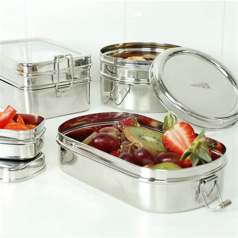 box appetit stainless steel sandwich box|Box Appetit Lunch Box .